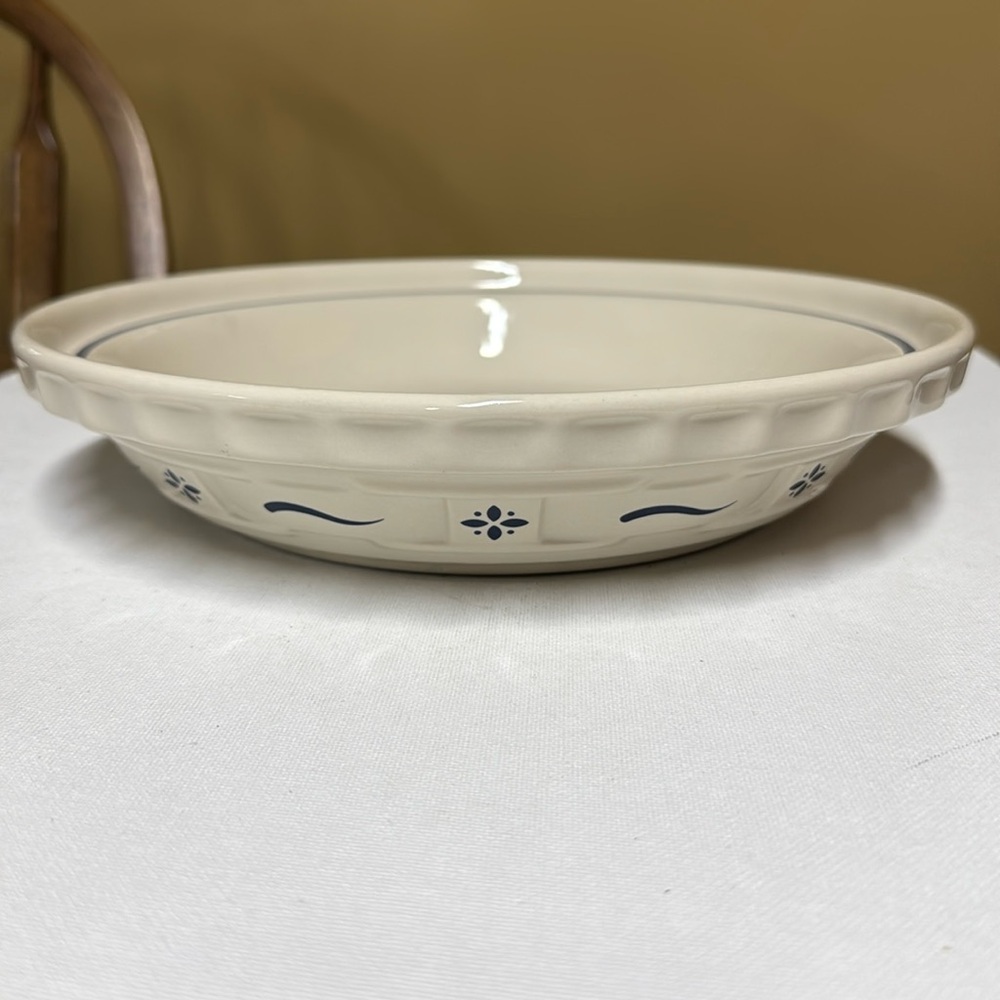 Longaberger Blue Pie Plate